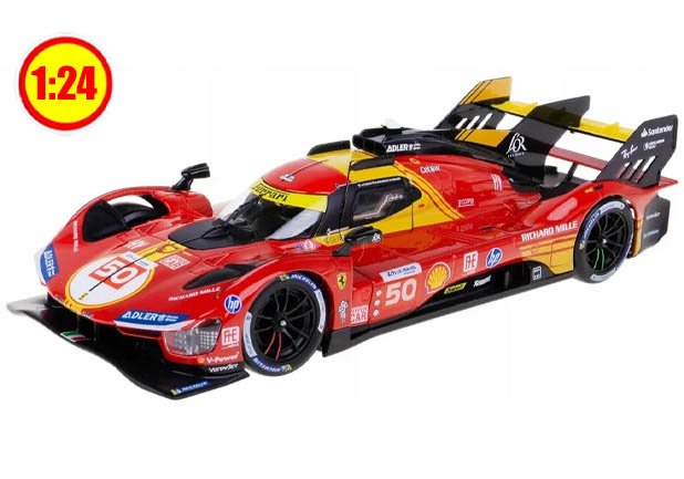 FERRARI 499P LMH 50 2024 24H LE MANS 1/24