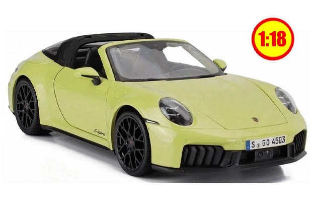 PORSCHE 911 TARGA 4 GTS 992 YL 1/18