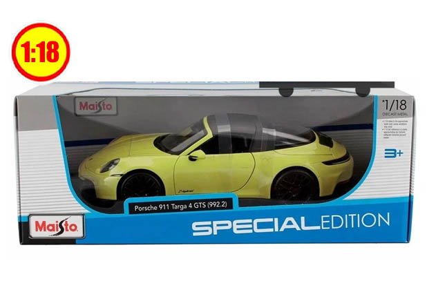 PORSCHE 911 TARGA 4 GTS 992 YL 1/18 — foto 4