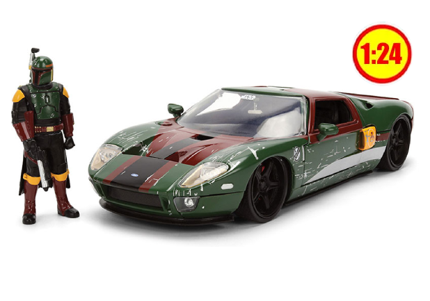 2005 FORD GT WITH BOBA FETT STAR WARS 1/24