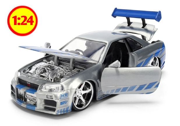 NISSAN SKYLINE GT-R COLOR PLATA BRUSH FINISH 1/24 RAPIDOS Y FURIOSOS 1/24  — foto 3