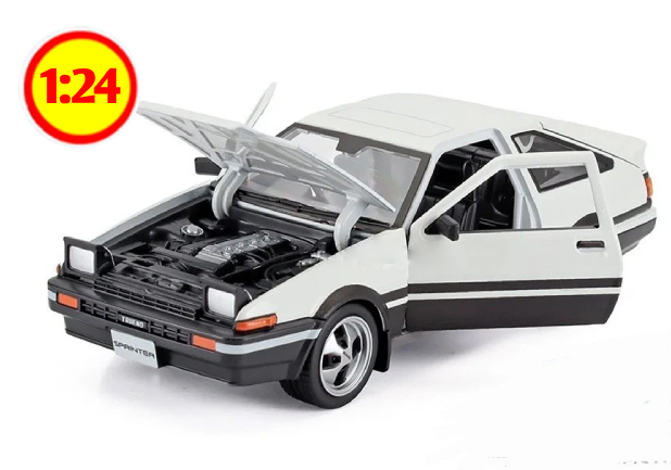 TOYOTA COROLLA SPRINTER TRUENO AE86 BLANCO 1/24 — foto 2
