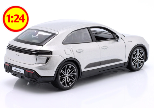 PORSCHE MACAN TURBO ELECTRIC AÑO DE CONSTRUCCIÓN 2024 PLATA 1:24 BBURAGO — foto 2
