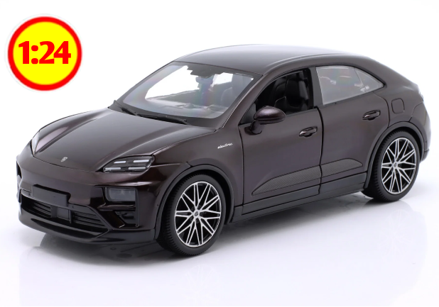 Porsche Macan Turbo Electric Año de construcción 2024 cobre 1:24 Bburago