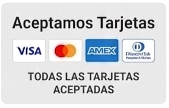 Todas las tarjetas aceptadas